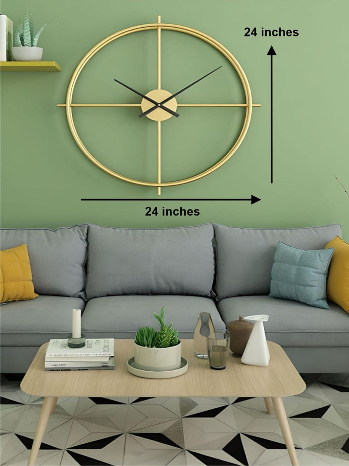 Abstract shaped wall clock
