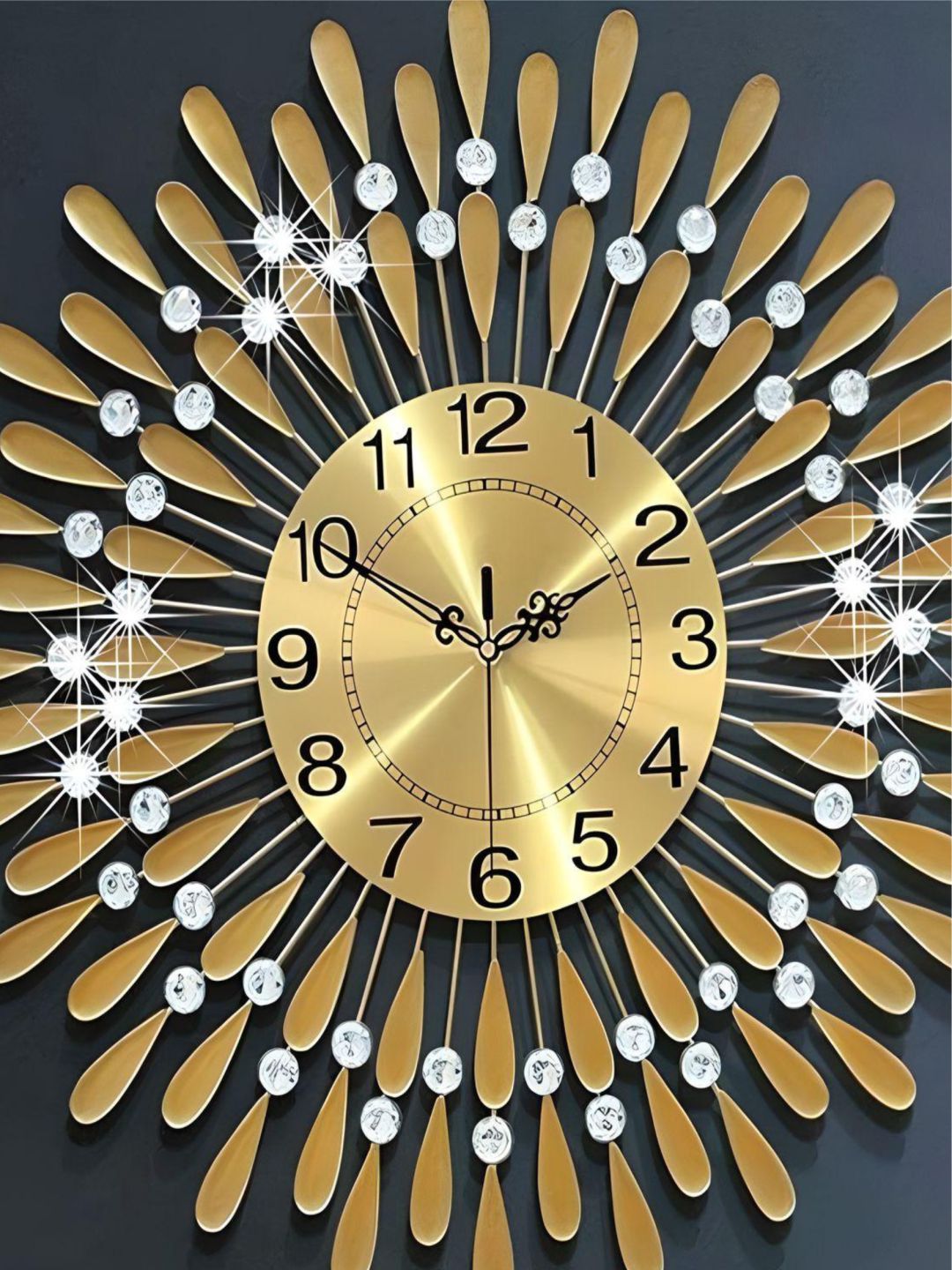 Abstract shaped wall clock