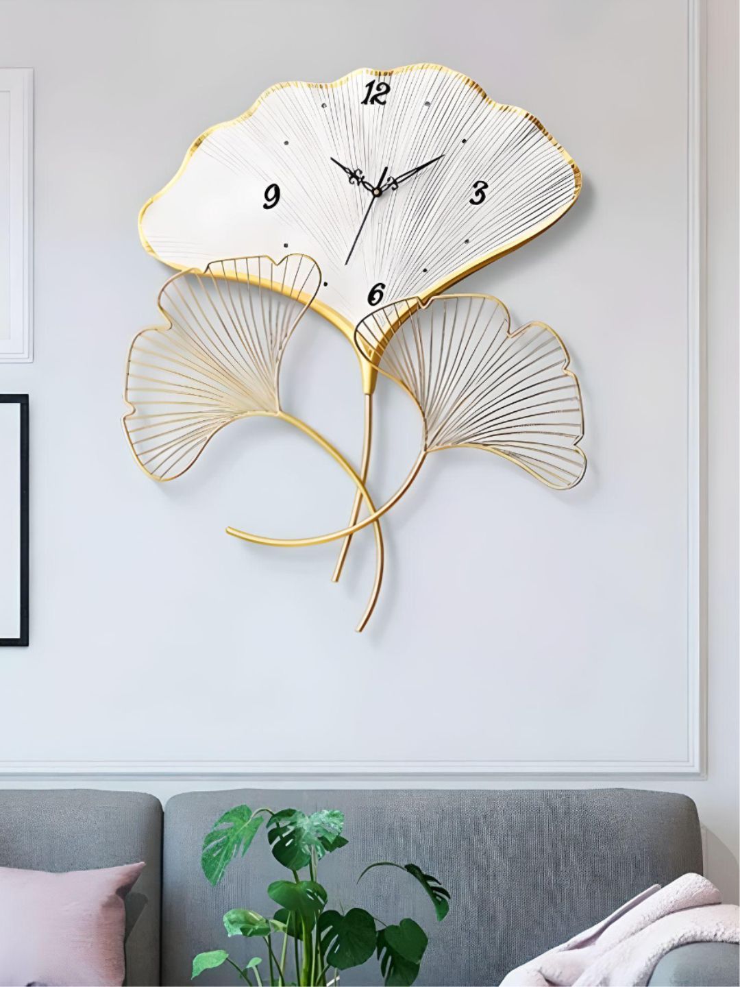 Abstract shaped wall clock