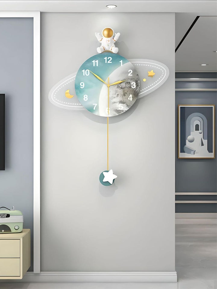 Abstract shaped wall clock