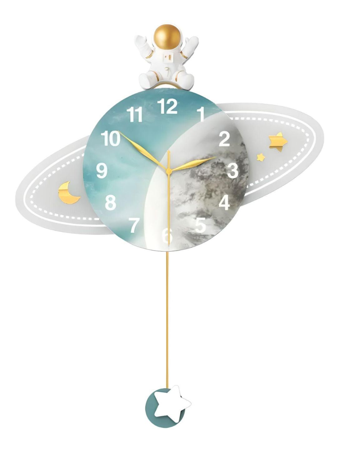 Abstract shaped wall clock