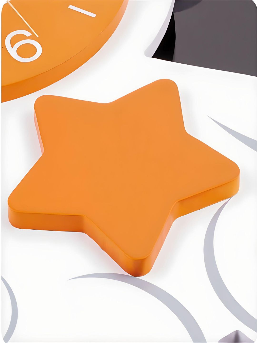 Abstract shaped wall clock