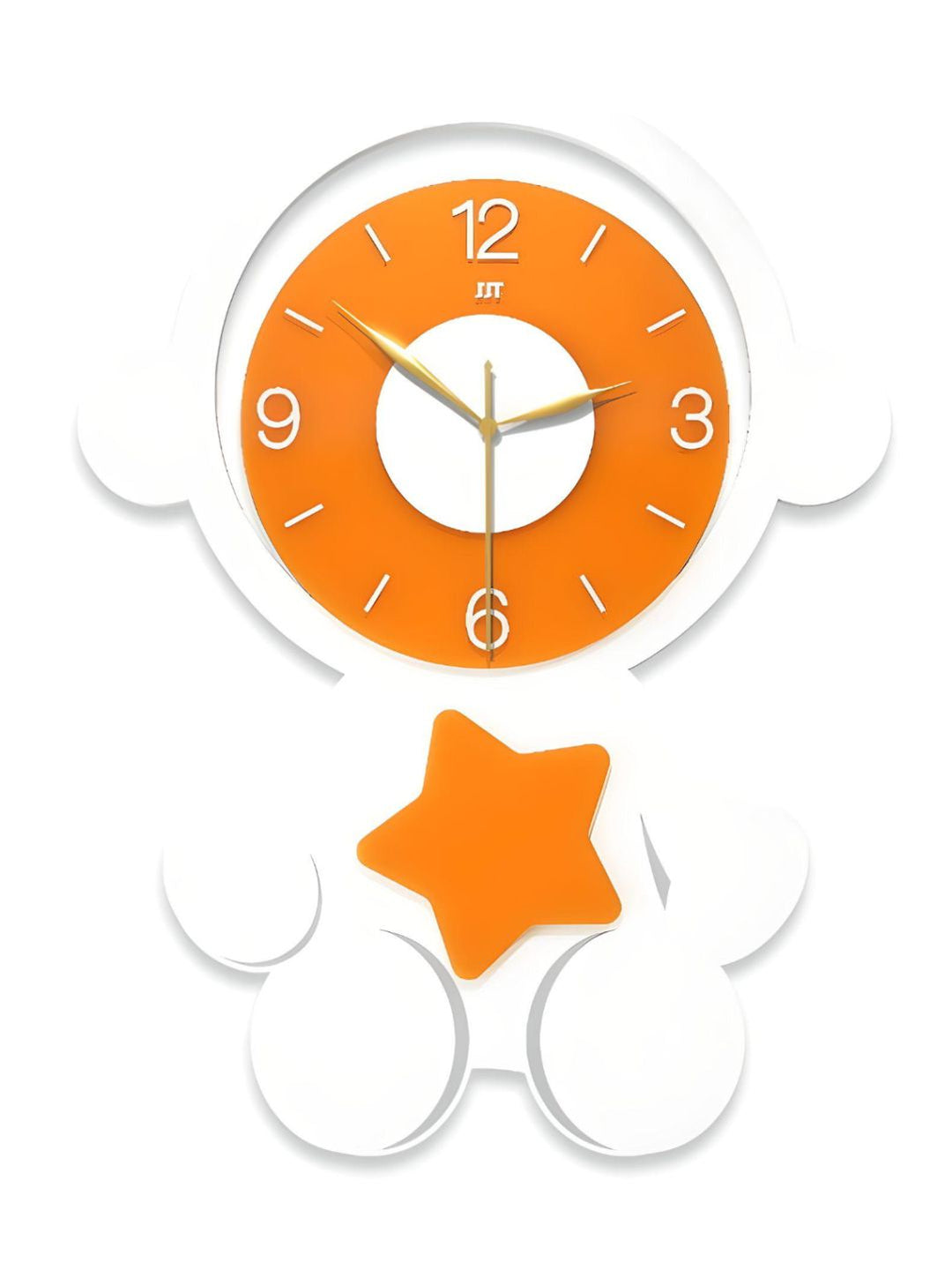 Abstract shaped wall clock
