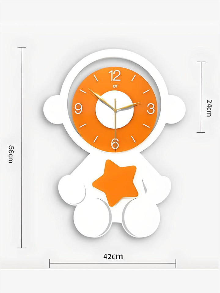 Abstract shaped wall clock