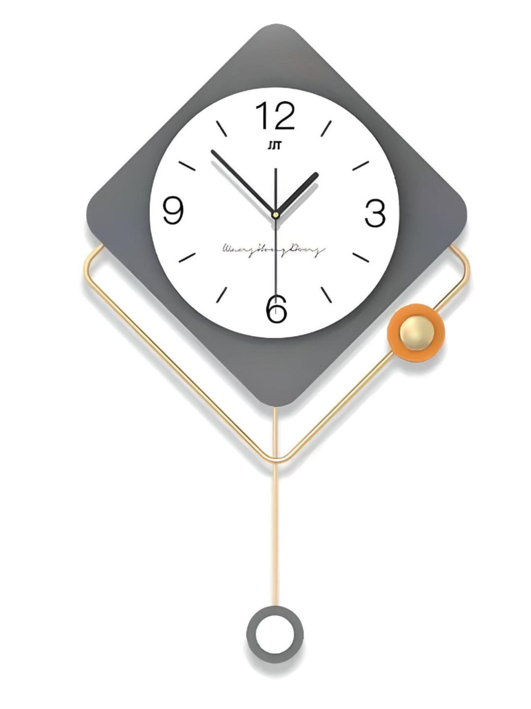 Abstract shaped wall clock