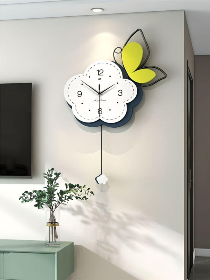 Abstract shaped wall clock
