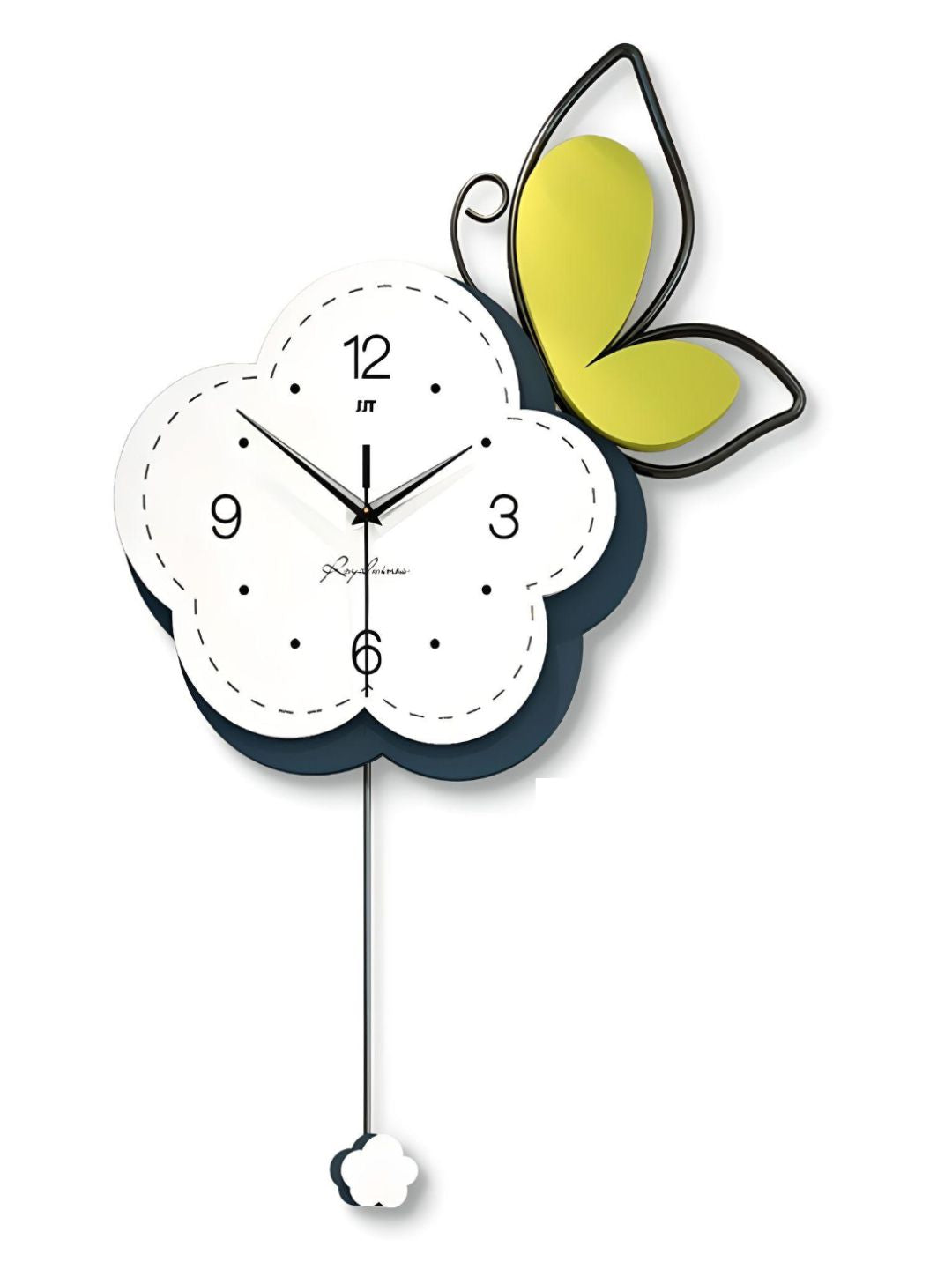 Abstract shaped wall clock