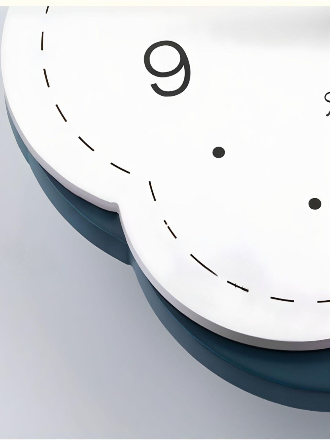Abstract shaped wall clock