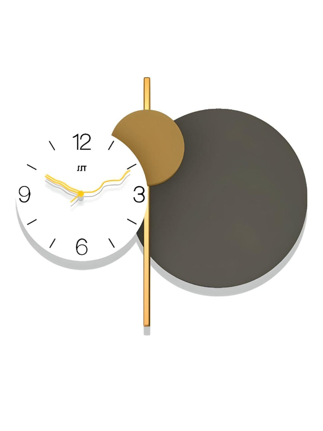 Abstract shaped wall clock