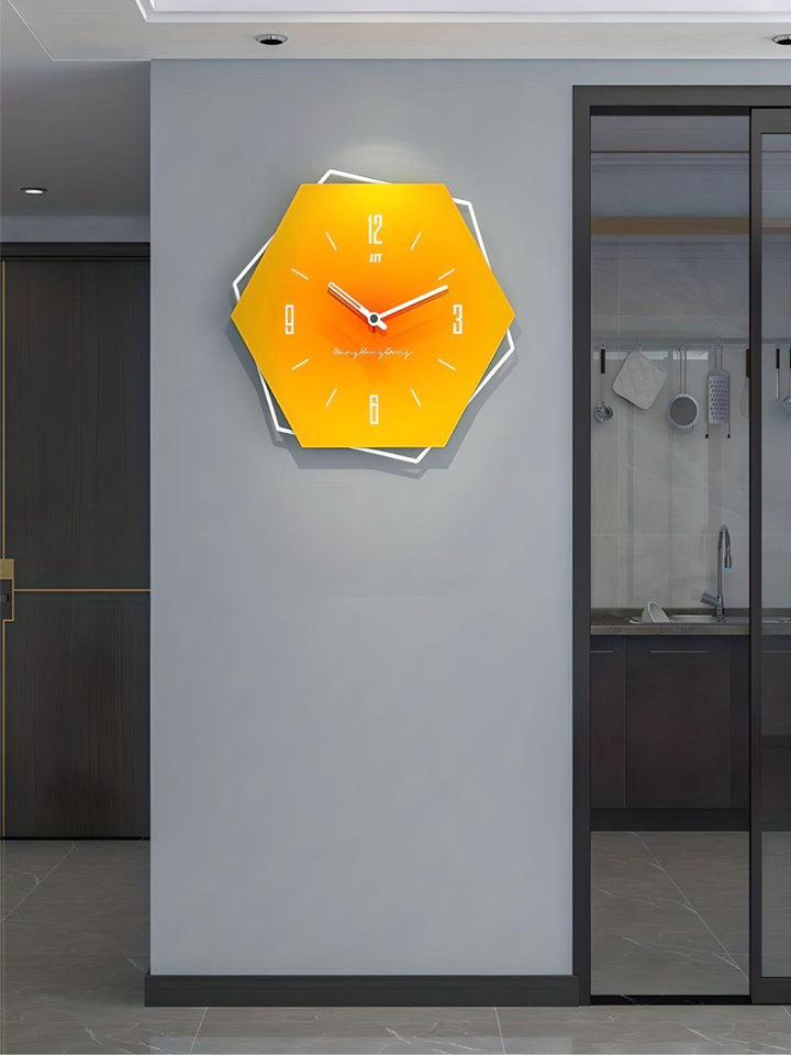 Abstract shaped wall clock