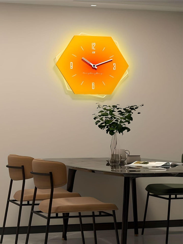 Abstract shaped wall clock