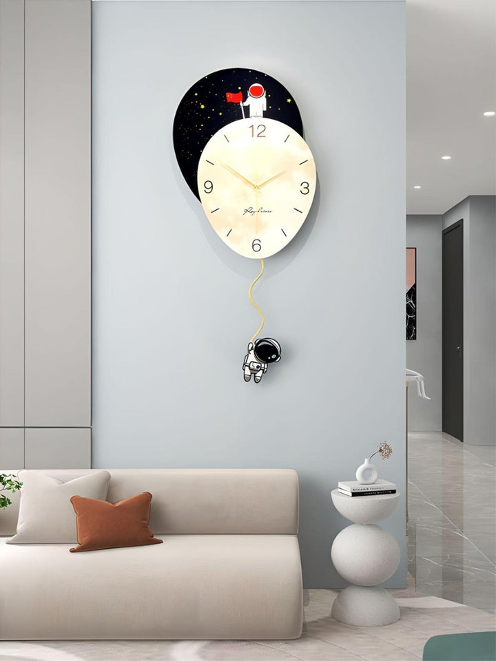 Abstract shaped wall clock