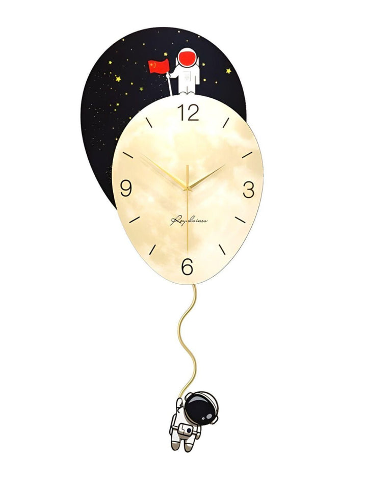 Abstract shaped wall clock
