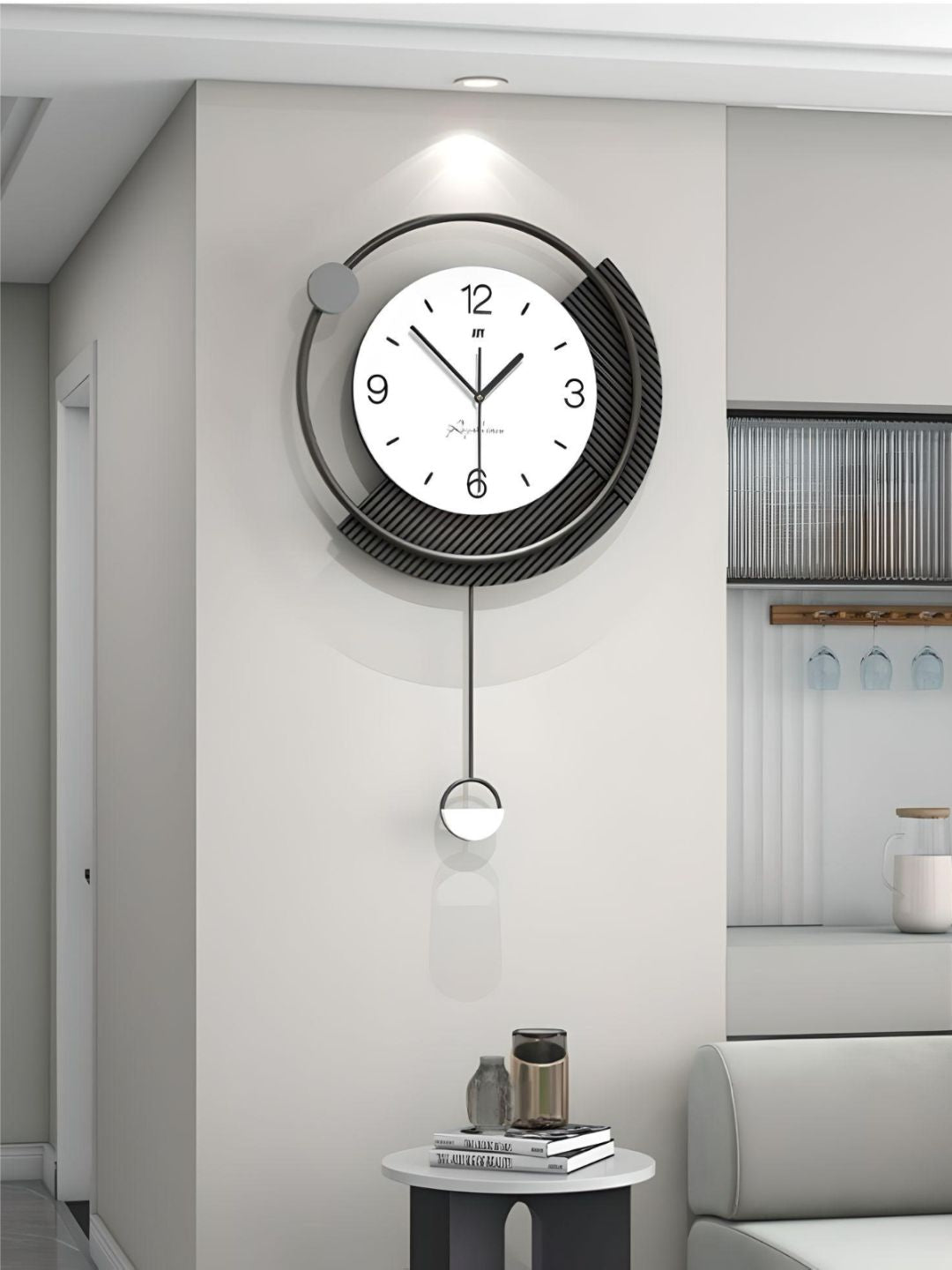 Abstract shaped wall clock