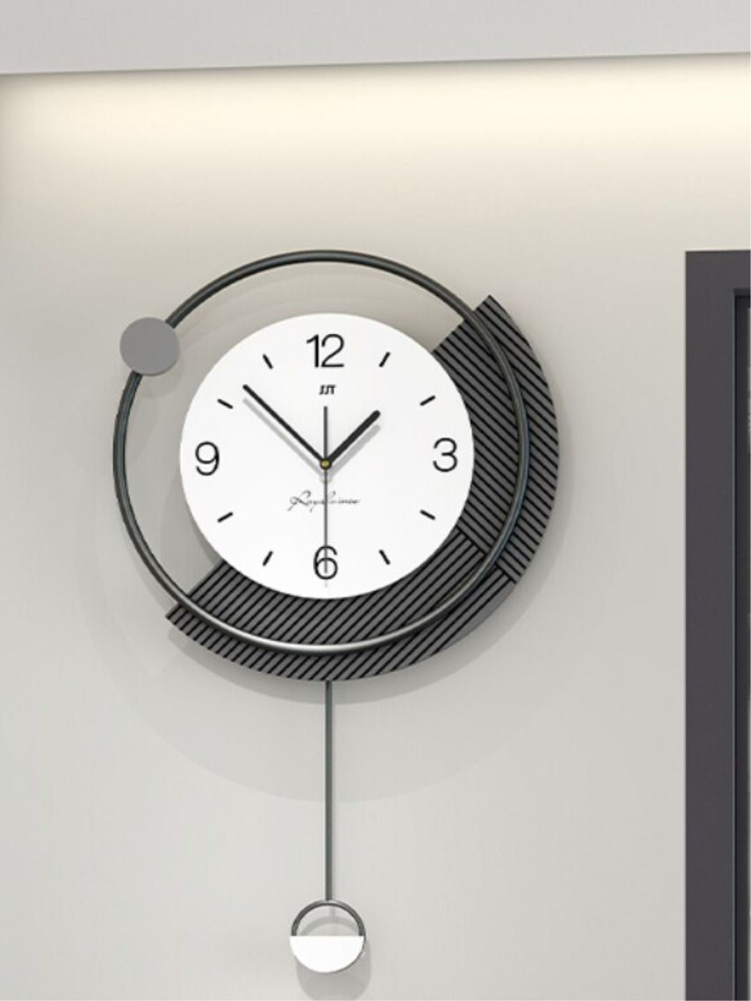 Abstract shaped wall clock