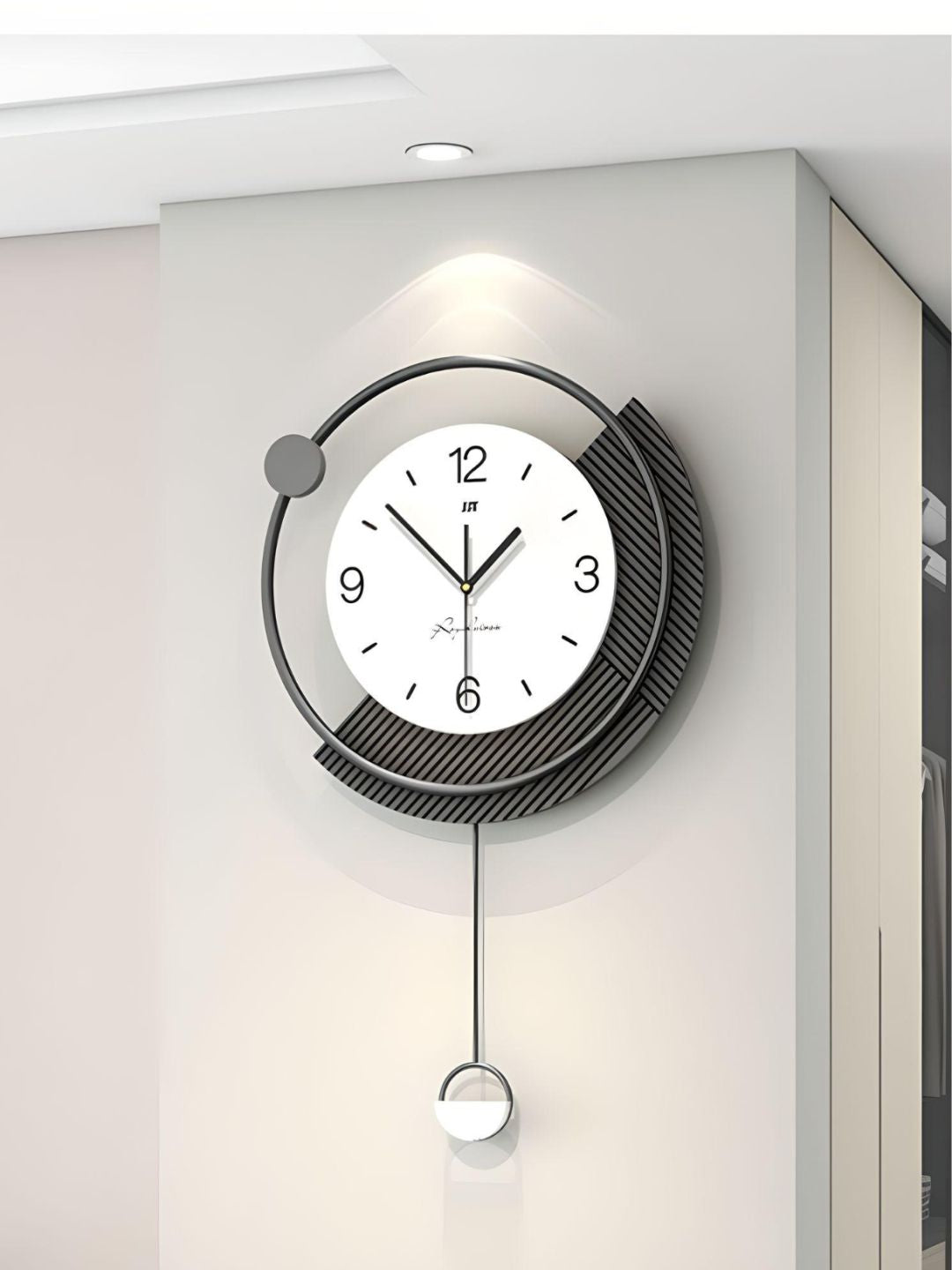 Abstract shaped wall clock