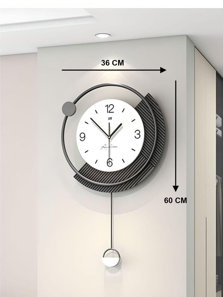 Abstract shaped wall clock