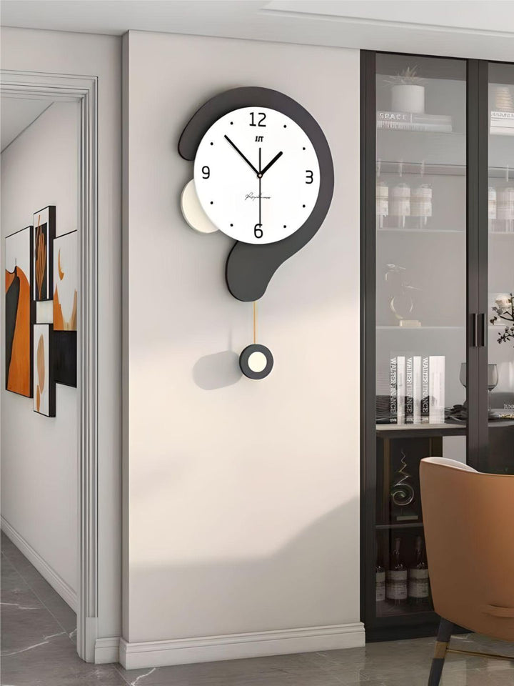 Abstract shaped wall clock