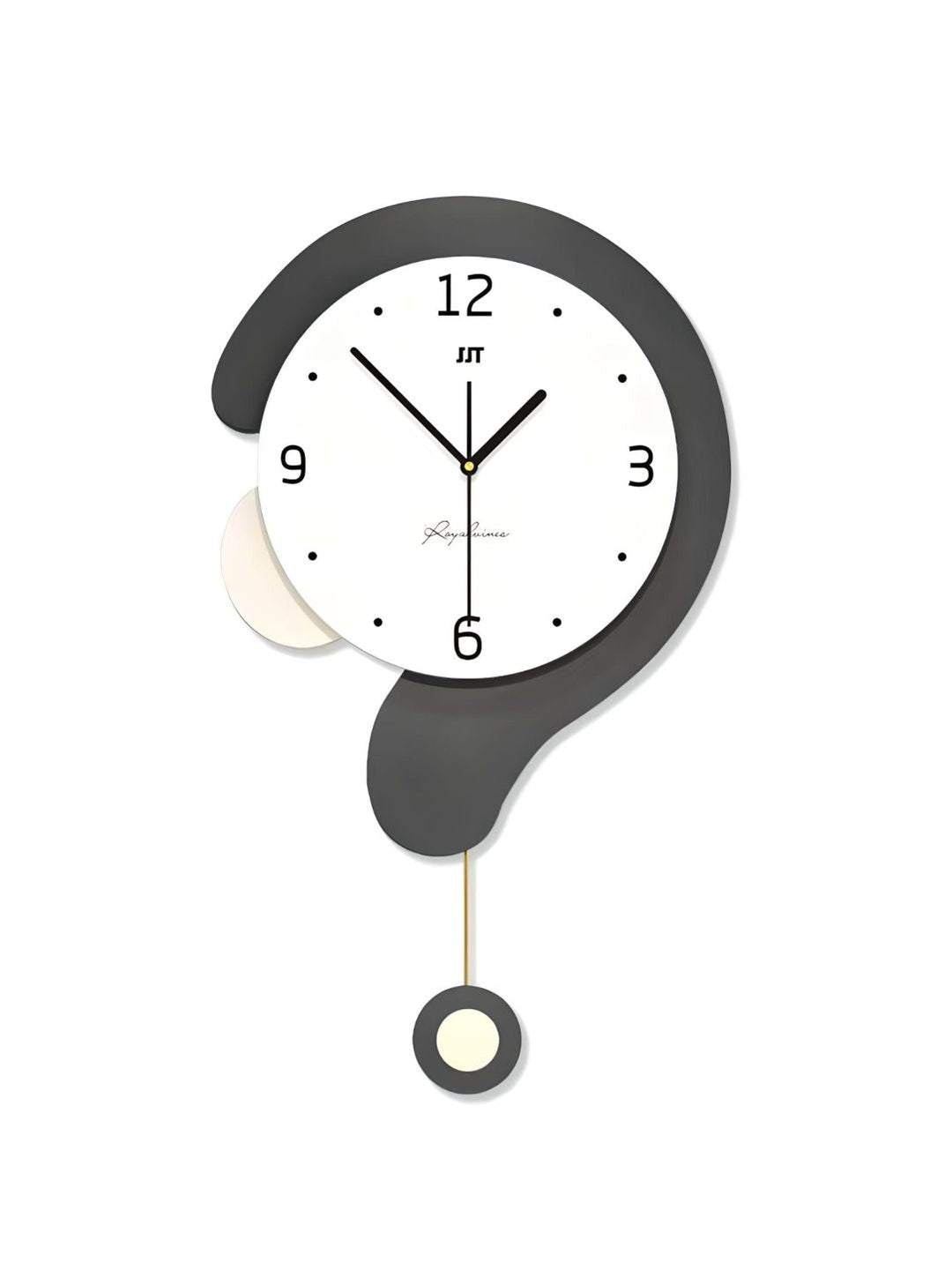 Abstract shaped wall clock