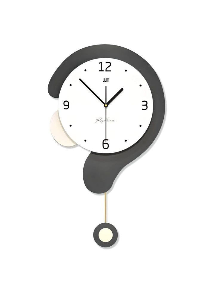 Abstract shaped wall clock