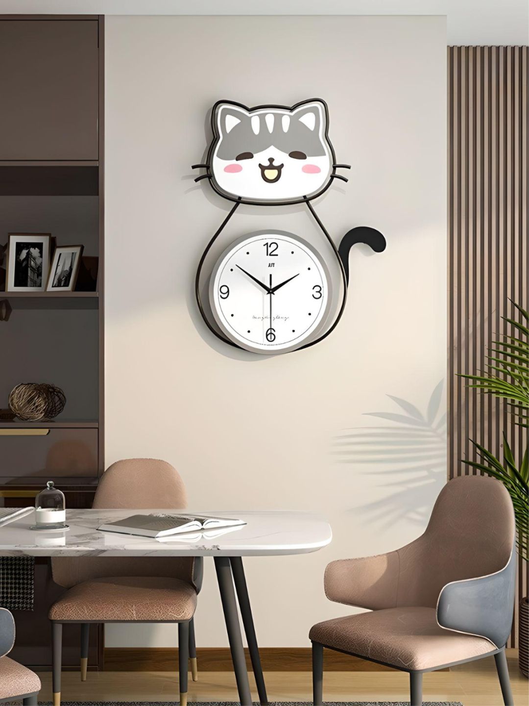 Abstract shaped wall clock