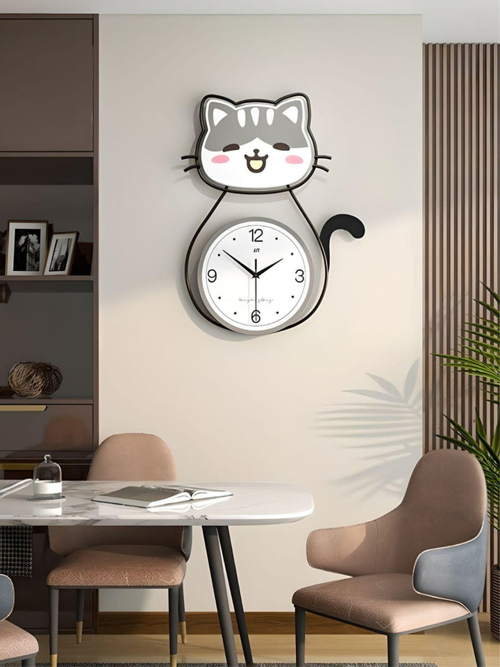 Abstract shaped wall clock