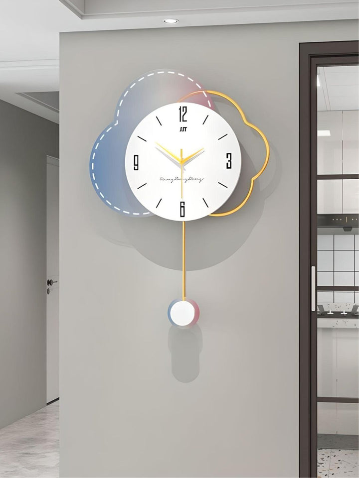 Abstract shaped wall clock