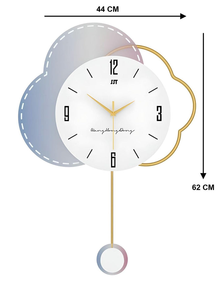 Abstract shaped wall clock