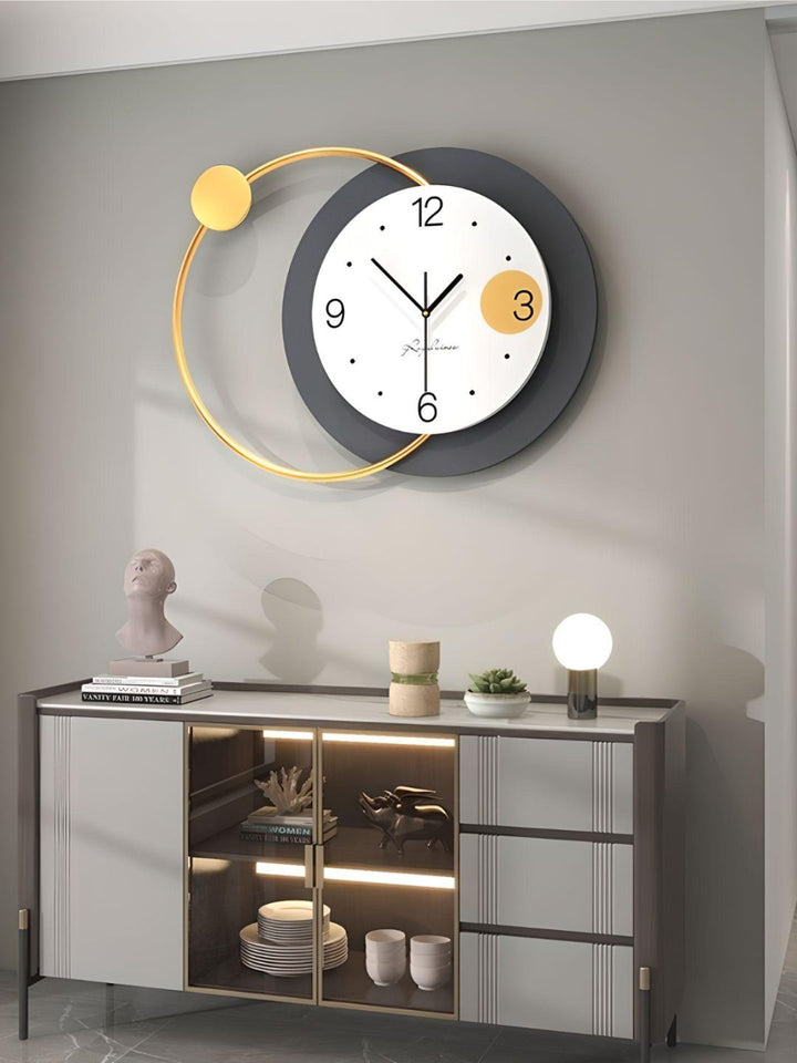 Abstract shaped wall clock