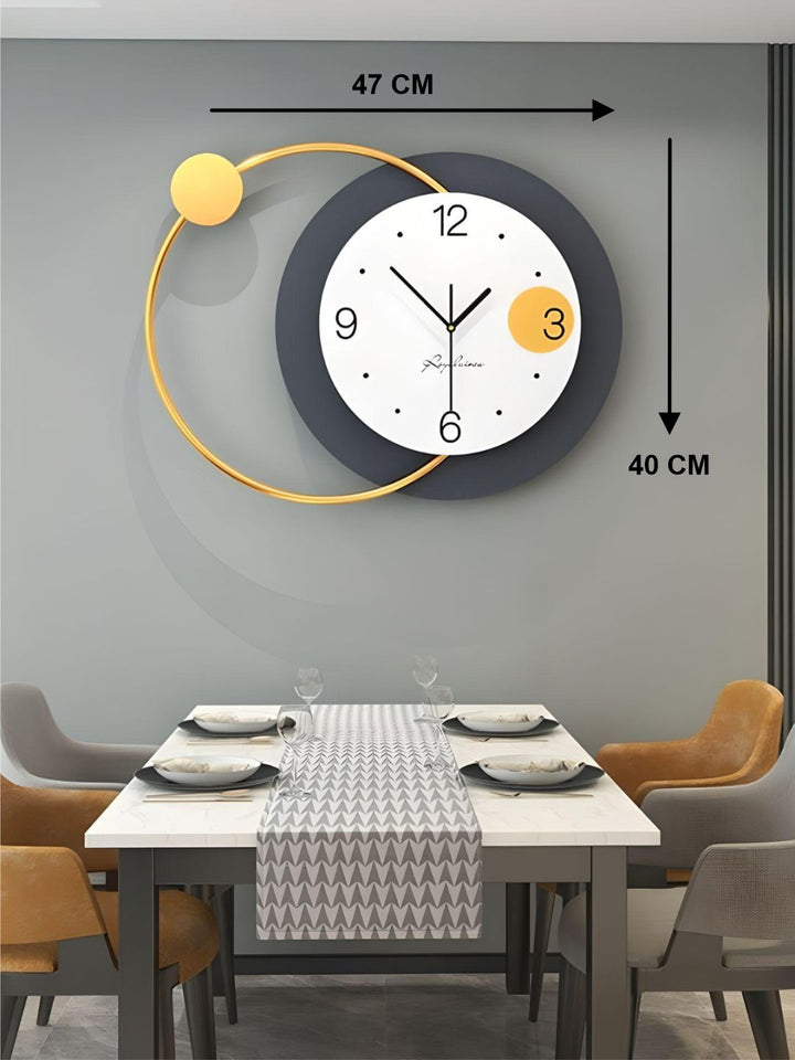 Abstract shaped wall clock