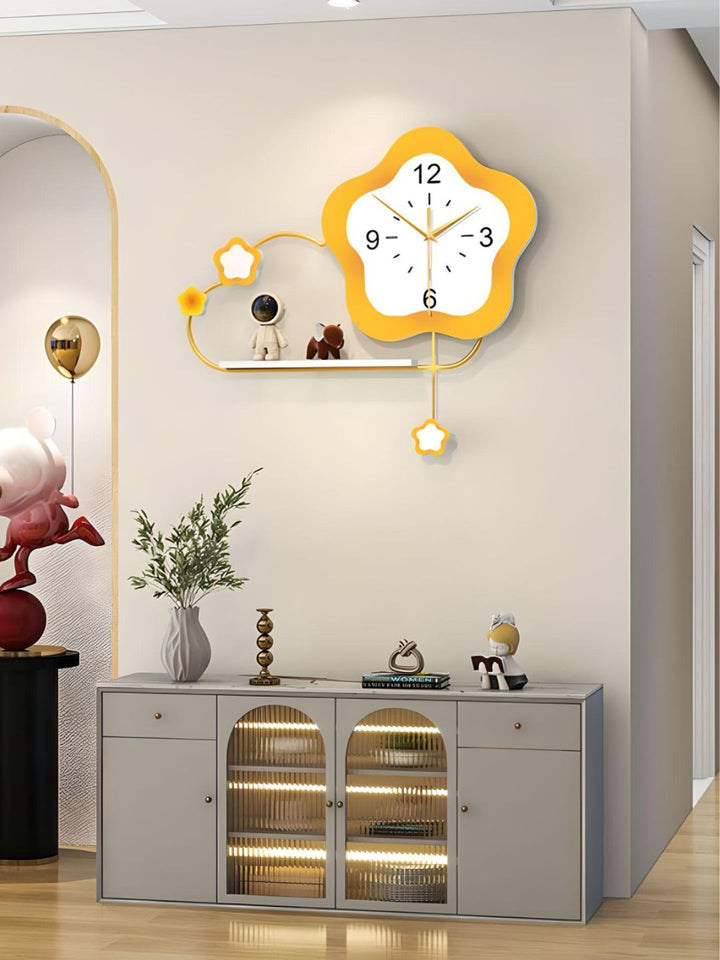 Abstract shaped wall clock