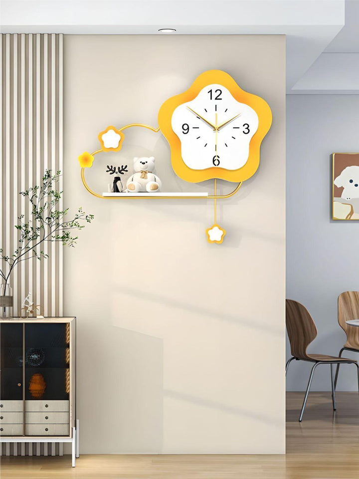 Abstract shaped wall clock