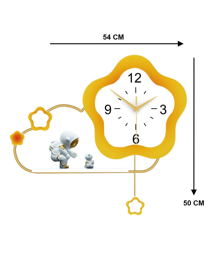 Abstract shaped wall clock