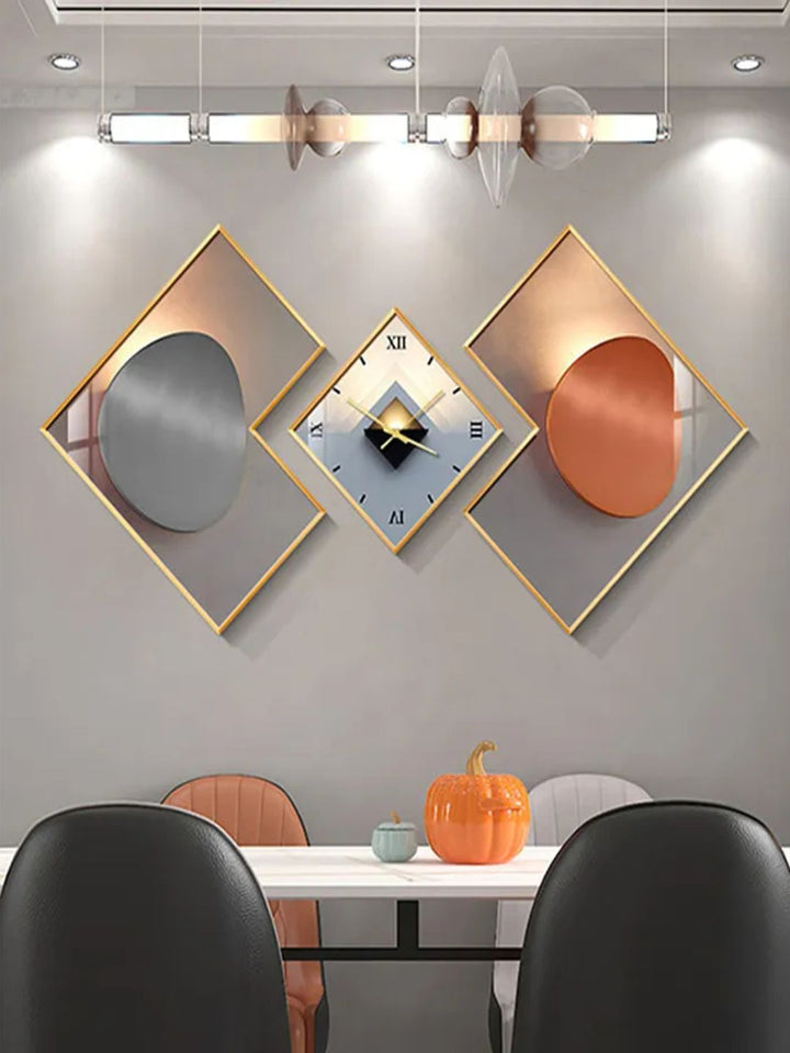 Abstract shaped wall clock