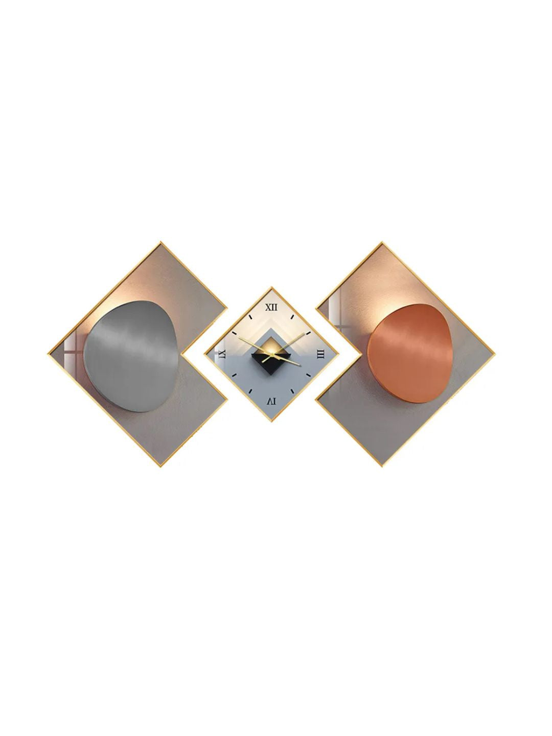 Abstract shaped wall clock