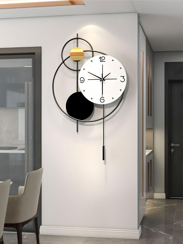 Abstract shaped wall clock