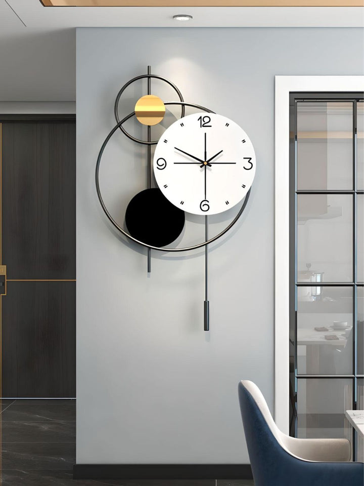 Abstract shaped wall clock