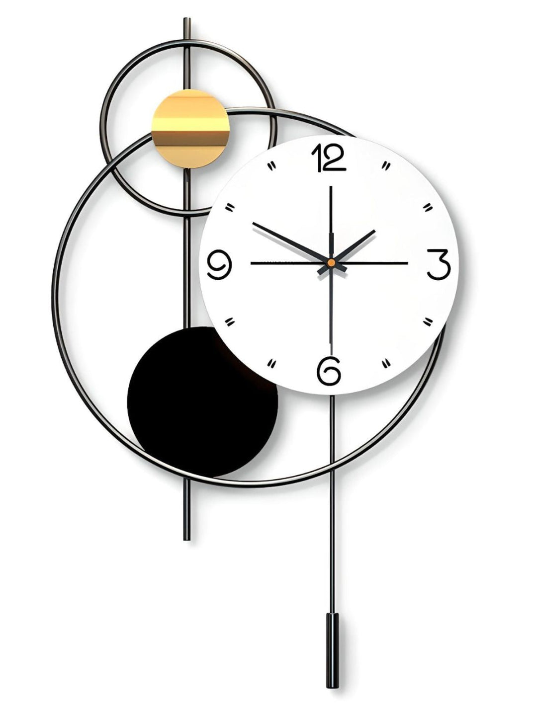 Abstract shaped wall clock