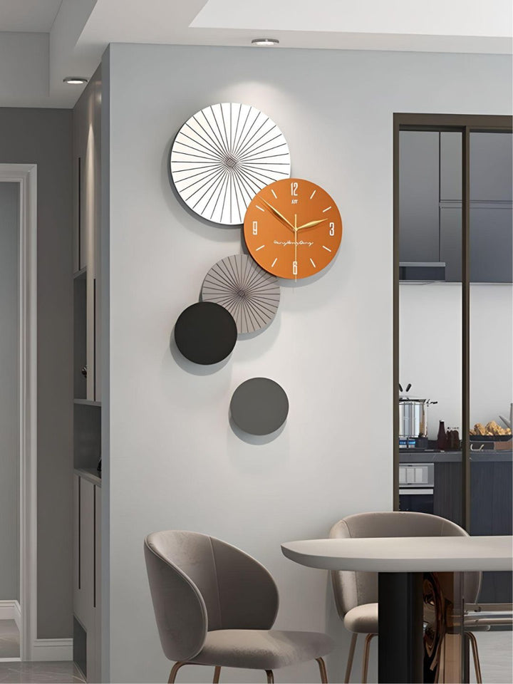 Abstract shaped wall clock