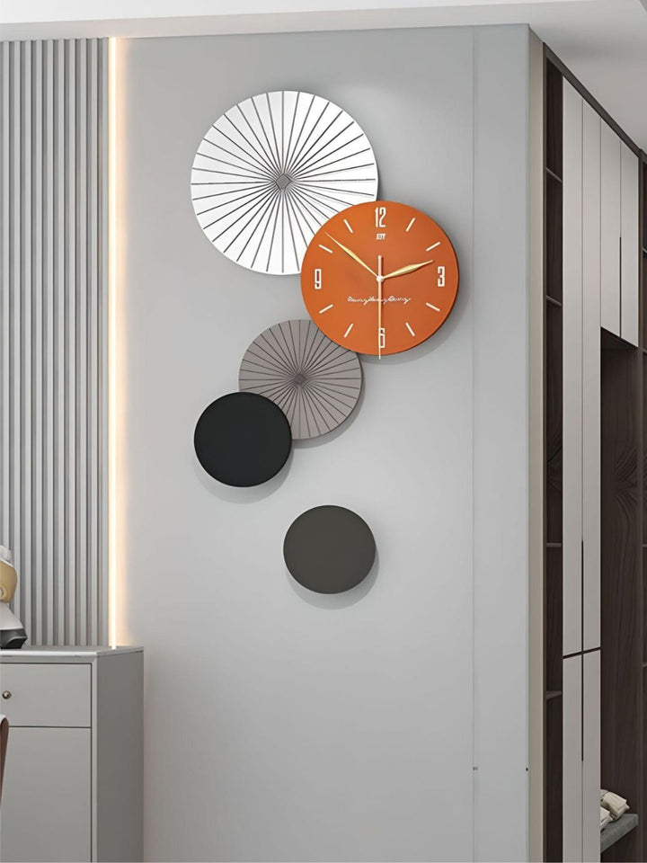 Abstract shaped wall clock