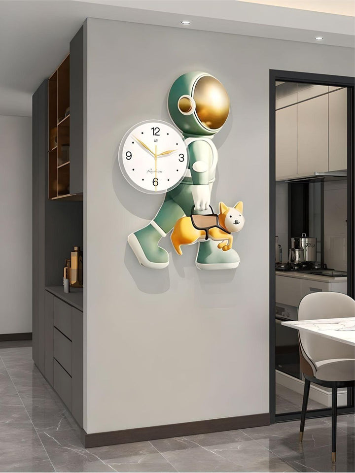 Abstract shaped wall clock