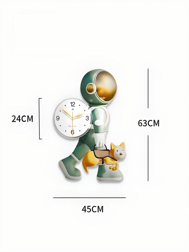 Abstract shaped wall clock