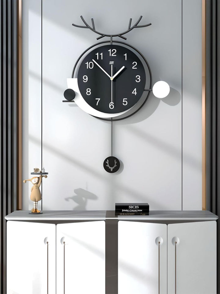 Abstract shaped wall clock