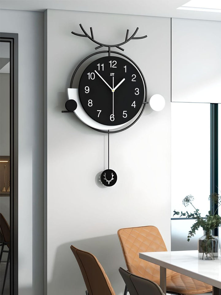 Abstract shaped wall clock