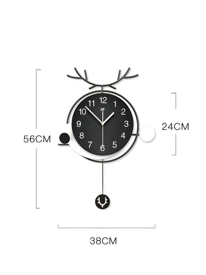 Abstract shaped wall clock