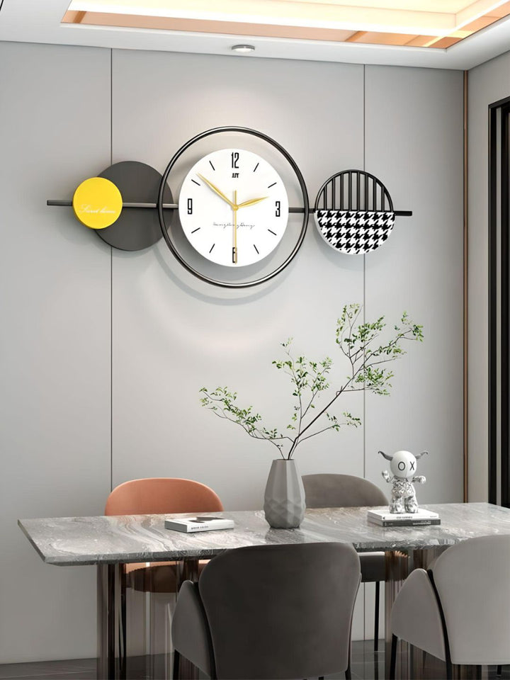 Abstract shaped wall clock
