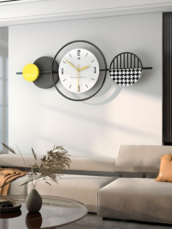 Abstract shaped wall clock