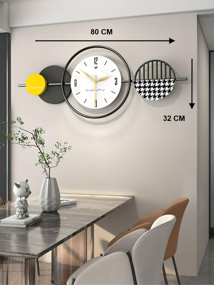 Abstract shaped wall clock