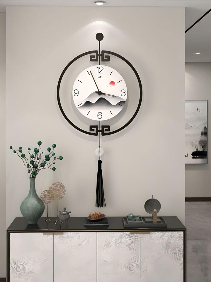 Abstract shaped wall clock