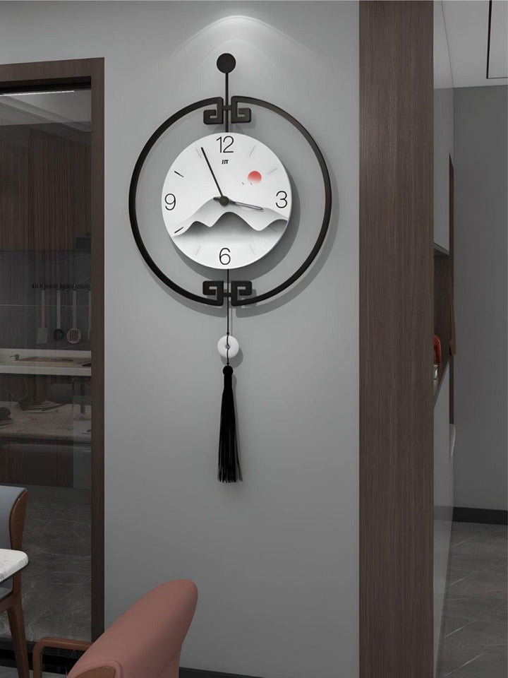 Abstract shaped wall clock